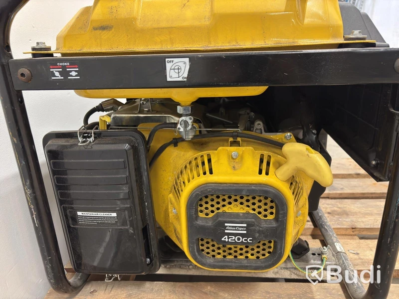 Elverk Atlas Copco P8000T, bensin, 230V