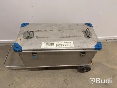 Parti med 30 st. nödutrymningsbeslag ASSA ABLOY + metallvagn