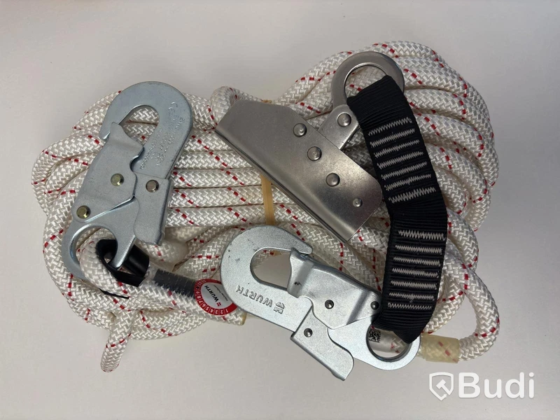 2 safety harnesses, incl. various accessories, backpacks + helmets, Würth