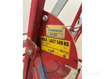 Skivvagn Starke Arvid 10400 inkl. utskjutsstege Wibe ladders, WUS D60 CF