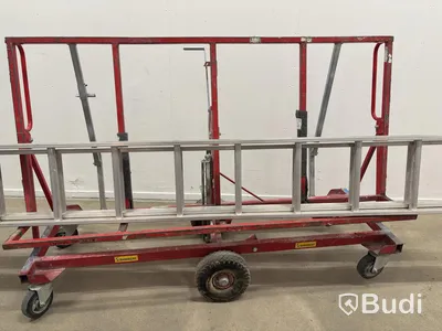 Skivvagn Starke Arvid 10400 inkl. utskjutsstege Wibe ladders, WUS D60 CF
