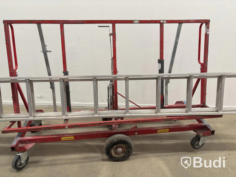 Skivvagn Starke Arvid 10400 inkl. utskjutsstege Wibe ladders, WUS D60 CF
