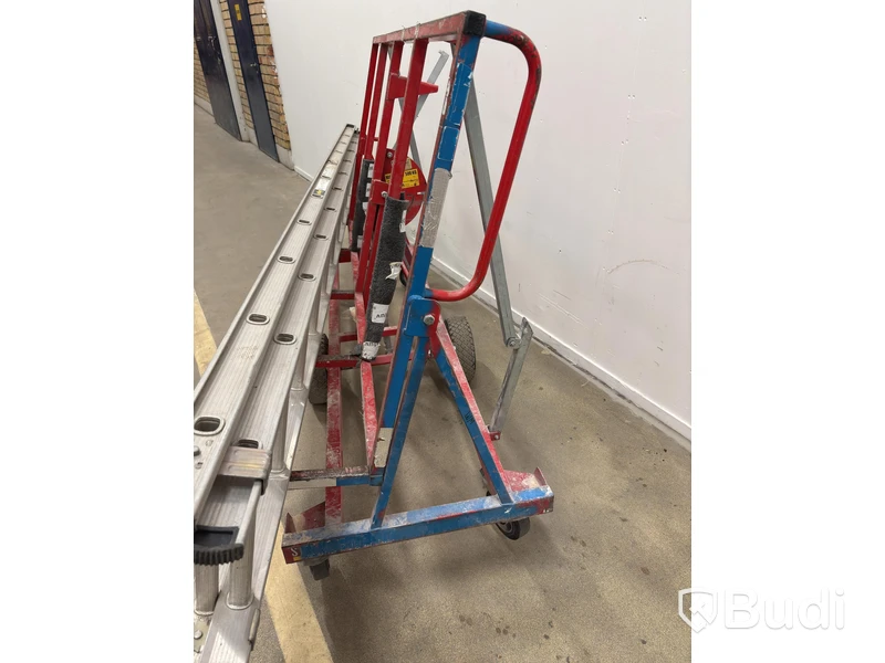Skivvagn Starke Arvid 10400 inkl. utskjutsstege Wibe ladders, WUS D60 CF