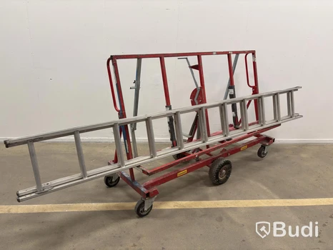 Skivvagn Starke Arvid 10400 inkl. utskjutsstege Wibe ladders, WUS D60 CF