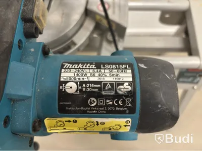 Makita LS0815FL Mitre Saw incl. Bosch GTA 2600 stand with side supports