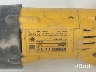 2 st. Tigersåg Dewalt, DCS380 inkl. 1 st. Vinkelslip Dewalt, DC411