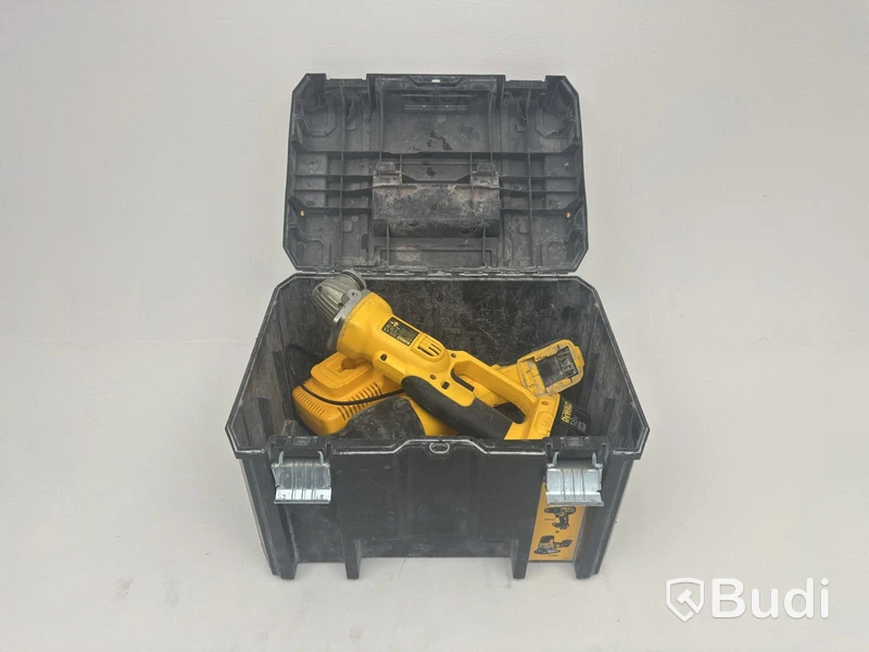 2 st. Tigersåg Dewalt, DCS380 inkl. 1 st. Vinkelslip Dewalt, DC411