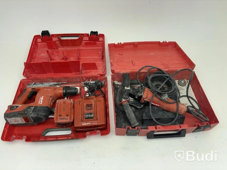 Borrhammare och vinkelslip Hilti
