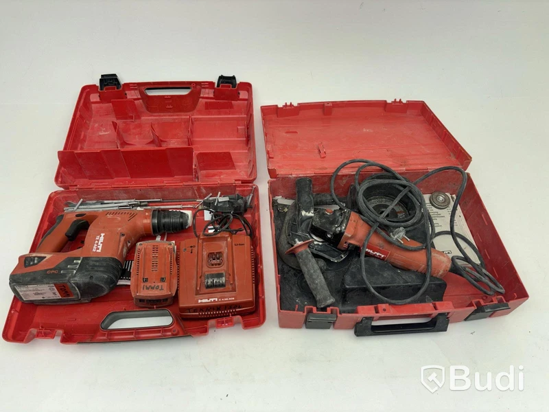 Borrhammare och vinkelslip Hilti
