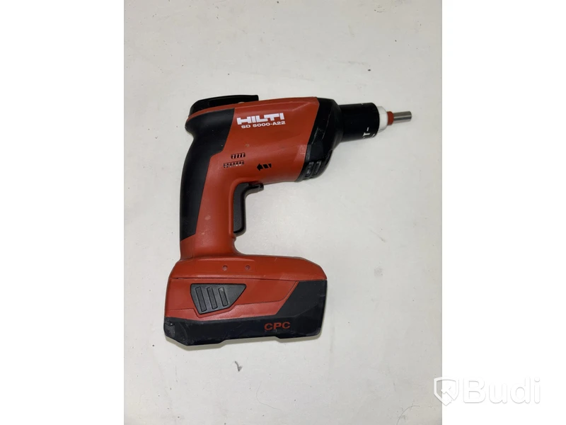Hilti SD 5000-A22 cordless screwdriver, with batteries and charger