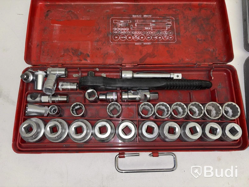 Bahco and Teng Tools socket wrench sets