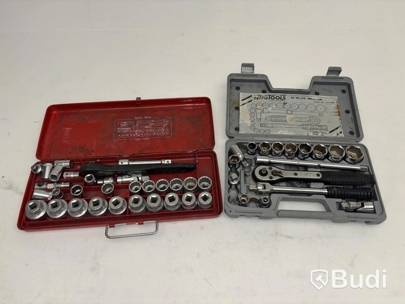 Bahco and Teng Tools socket wrench sets