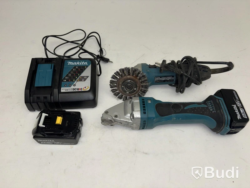 Makita Angle Grinder and Pruning Shears
