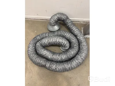 Ventilation hose, with adapter