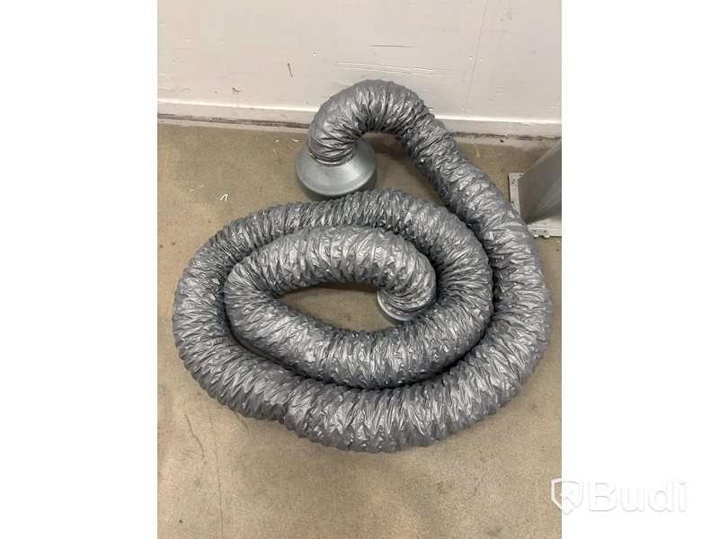 Ventilation hose, with adapter
