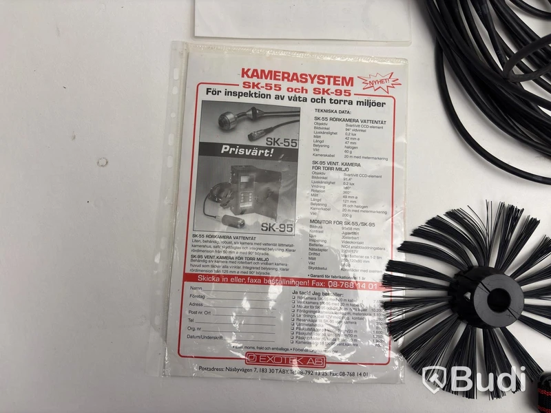 Video inspection system/fiberscope from Exotek