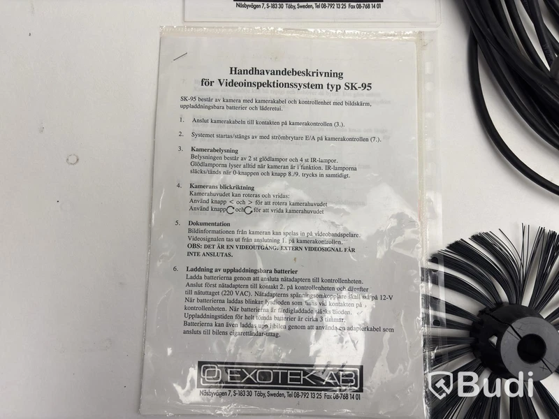 Video inspection system/fiberscope from Exotek