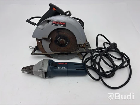Plåtsax Bosch och Cirkelsåg Skilsaw