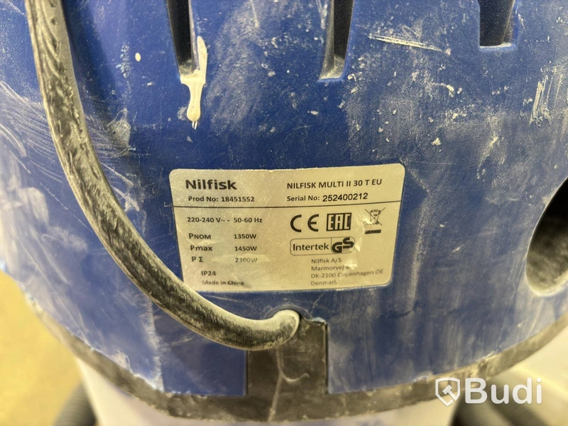 Wet/dry vacuum cleaner, Nilfisk Multi II 30 T EU