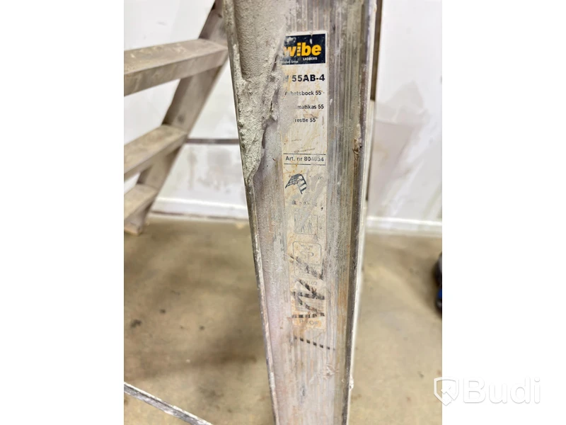 Nilfisk vacuum cleaner and Wibe ladder