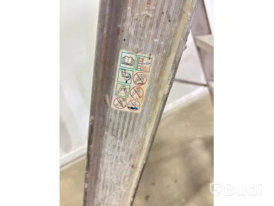 Nilfisk vacuum cleaner and Wibe ladder