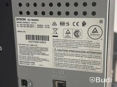 Skrivare Epson SC-S80600 inkl. Parti med öppnade överförings folie