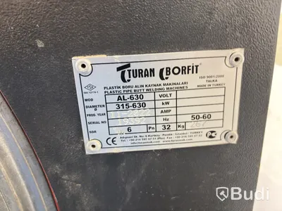 Stumsvets komplett med fixtur, hyvel och värmespegel Turan Borfit, AL 630