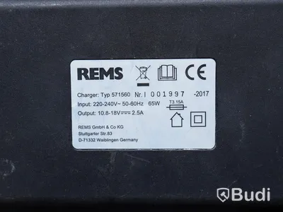 Pressmaskin och tillbehör - REMS Typ 578289