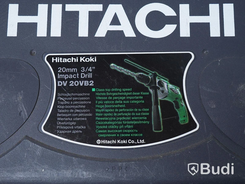 Slagborrmaskin - Hitachi DV 20VB2, OBS! lådan skadad, se bilder