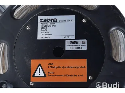 LED-rulle - Zebra AC230V - 8W/m