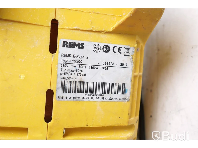 Provtryckningspump - Rems E-Push 2
