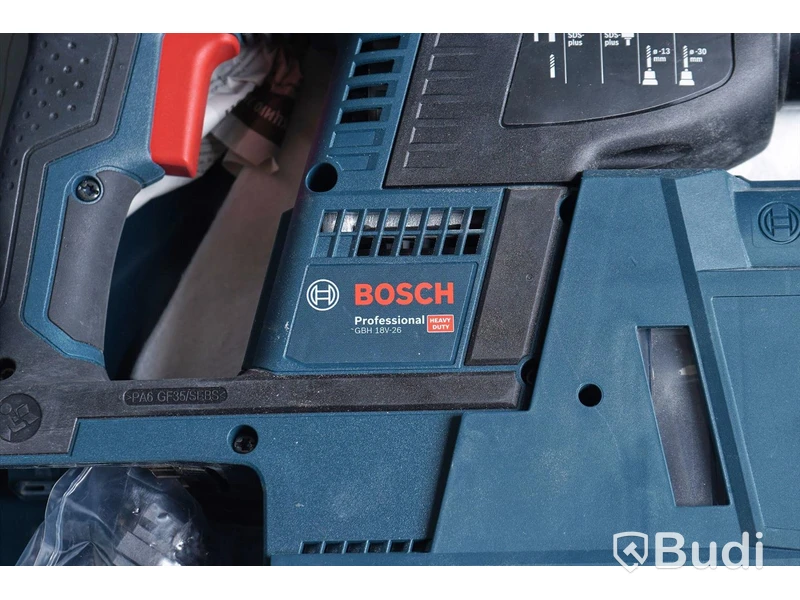 Borrhammare med dammutsug - Bosch GBH 18v-26, OBS! batteri saknas