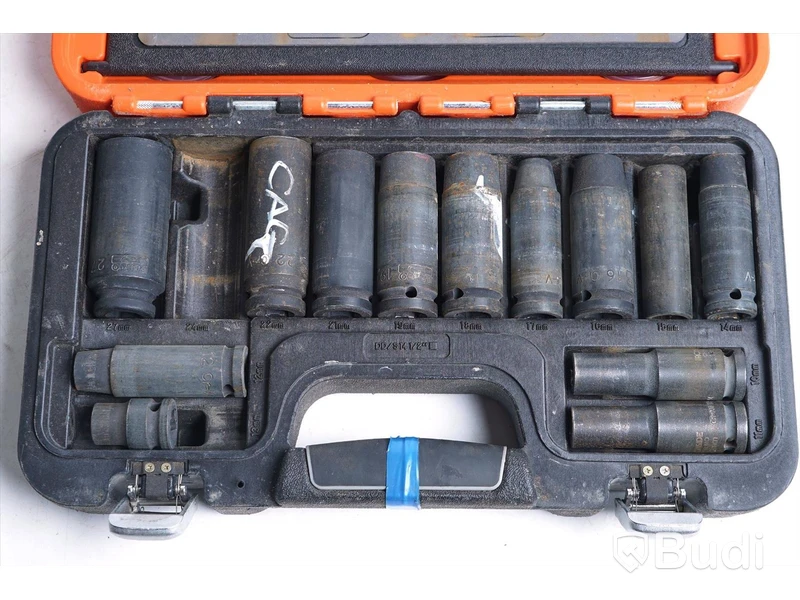 Krafthylssats - Bahco 1/2" 14 Piece Set, OBS! delar saknas