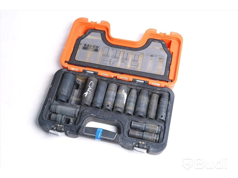 Krafthylssats - Bahco 1/2" 14 Piece Set, OBS! delar saknas