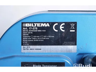 Metallbandsåg - Biltema Metal Sand Saw MBS 1435