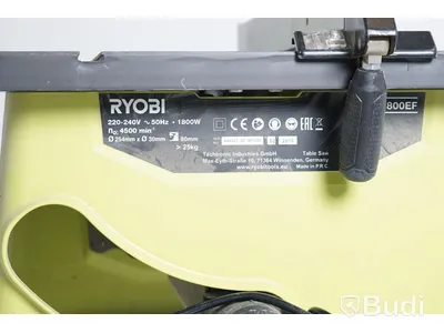 Bordcirkelsåg, portabel Ryobi, RTS1800EF.