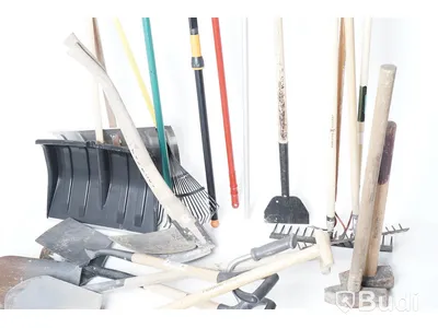 Grästrimmer & trädgårdsverktyg, jordspade, kratta, räfsa, sekatör