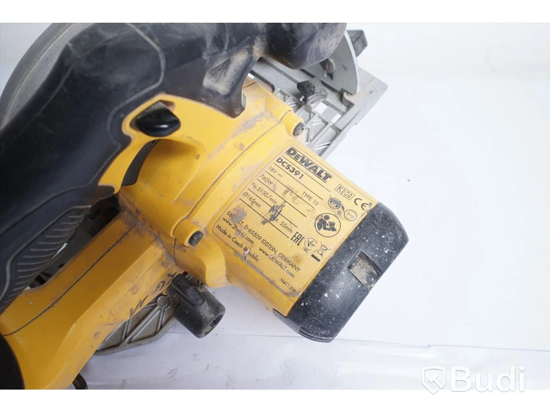 Cirkelsåg DeWalt, DC5391 18v, inkl. batteri