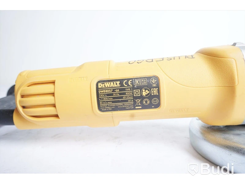 Vinkelslip DeWalt DWE4057, Funktionstestad.