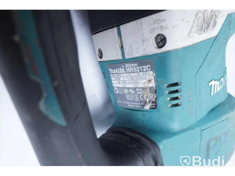 Borrhammare Makita HR5212C Funktionstestad.