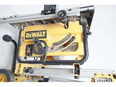 Bordcirkelsåg DeWalt, DW745-QS, inkl. arbetsbord DE7400. Funktionstestad.