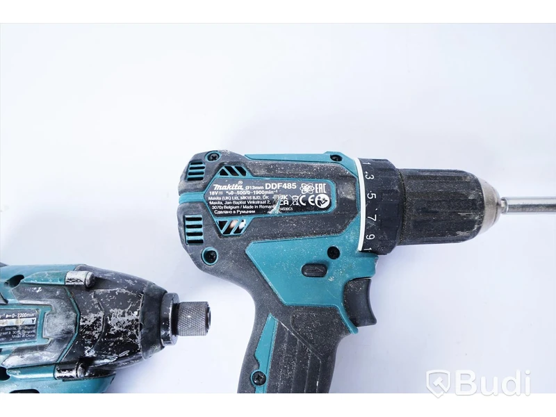 2 st. Skruvdragare Makita DDF485, Makita DTD129. inkl batteri och laddare. Funktionstestad.