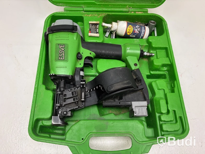 Spikpistol Esseve CRN 15/45, inkl. parti med skruv och spik
