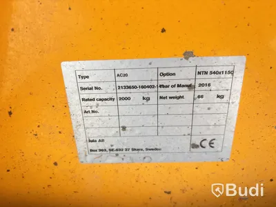 Palldragare Jula, kapacitet 2000 kg