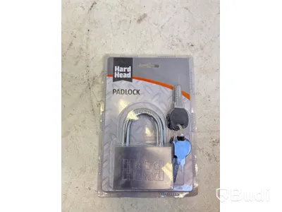2 st. Låskedjor och 1 st. Hänglås Hard Head Pad Lock