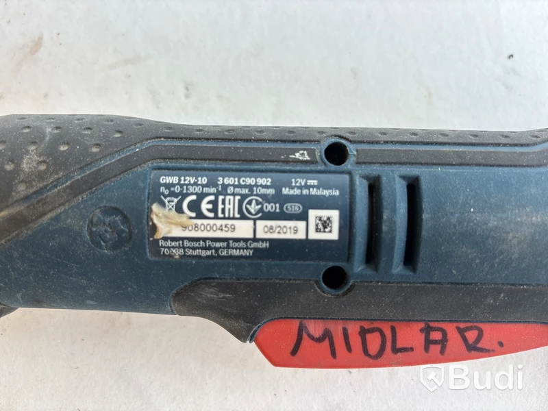 Vinkelborrmaskin Bosch GWB 12V-10