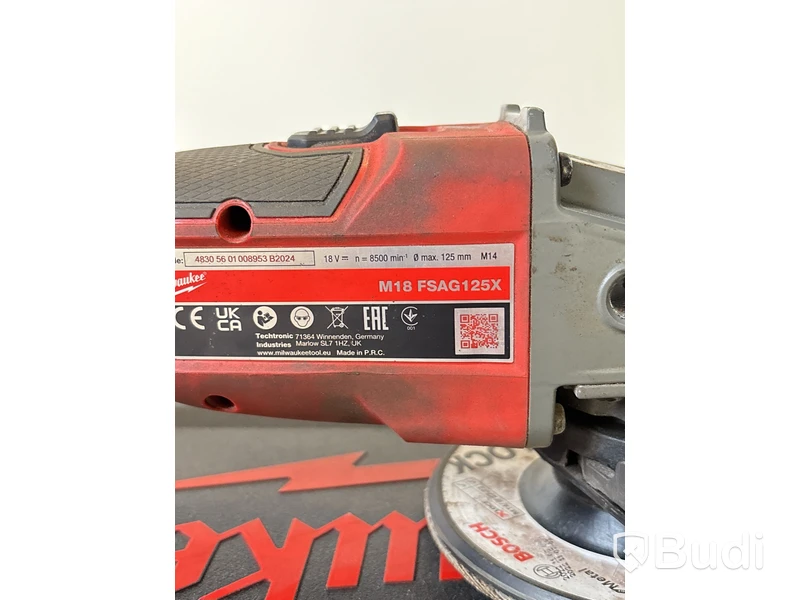 Vinkelslip Milwaukee M18 ONE FSAG125X
