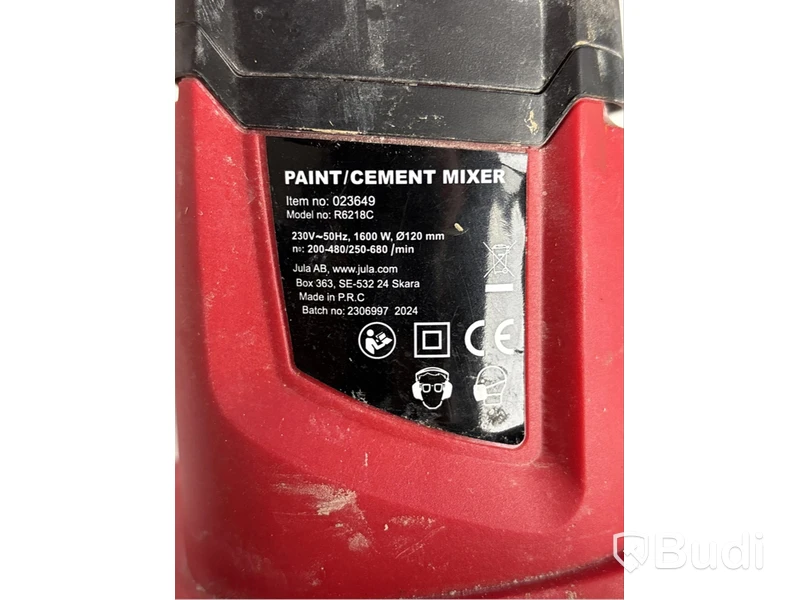 Färg och cementblandare Meec Tools, R6218C