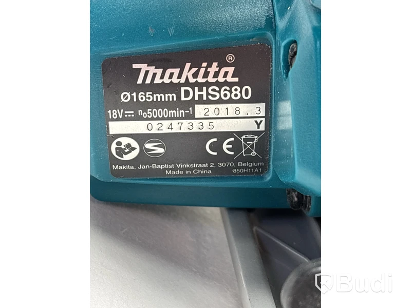 Cirkelsåg Makita, DHS680 med laddare