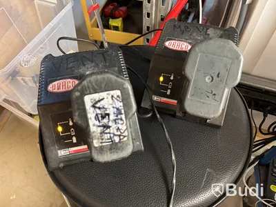 3 st. Plåtsax Dräco inkl. laddare och batteri